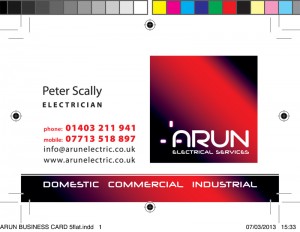 Arun Business Card