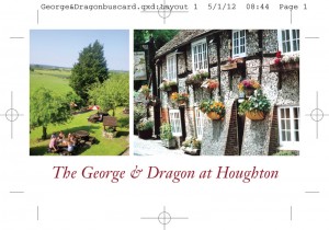 The George & Dragon Business Card