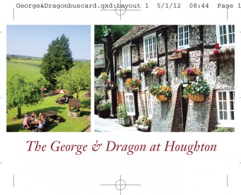 The George & Dragon Business Card